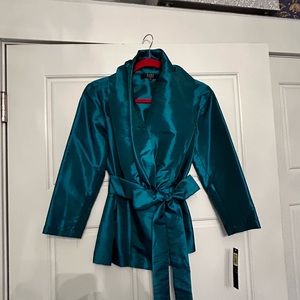 NWT - Perfect Holiday Taffeta Treat Blouse